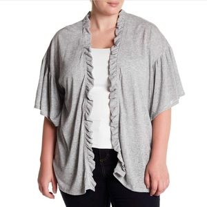 💥ONE LEFT💥Bobeau ruffle shawl cardigan